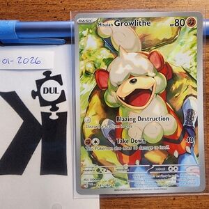 Pokemon Card - Hisuian Growlithe 181/167